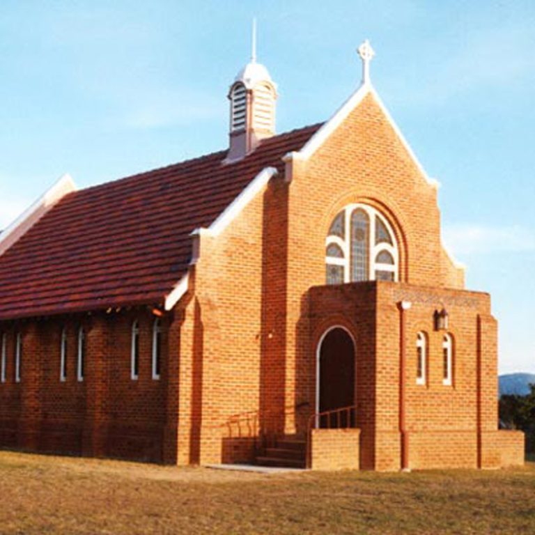 A historic church built with Stafford’s bricks, showcasing expertly crafted brickwork fired at the original Stafford’s kiln.